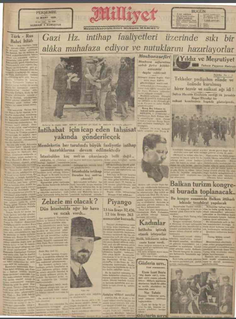 <p><strong>Milliyet (1931)</strong></p>
