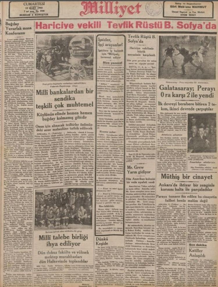 <p><strong>Milliyet (1932)</strong></p>
