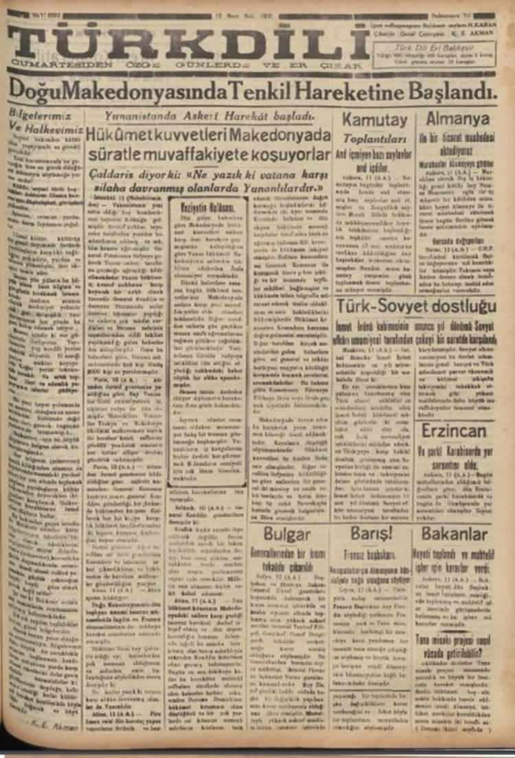 <p><strong>Türk Dili (1935)</strong></p>
