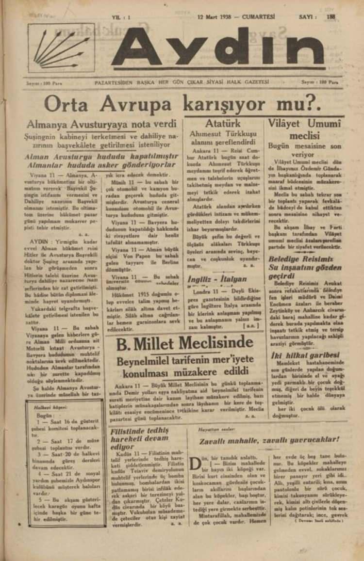 <p><strong>Aydın (1938)</strong></p>
