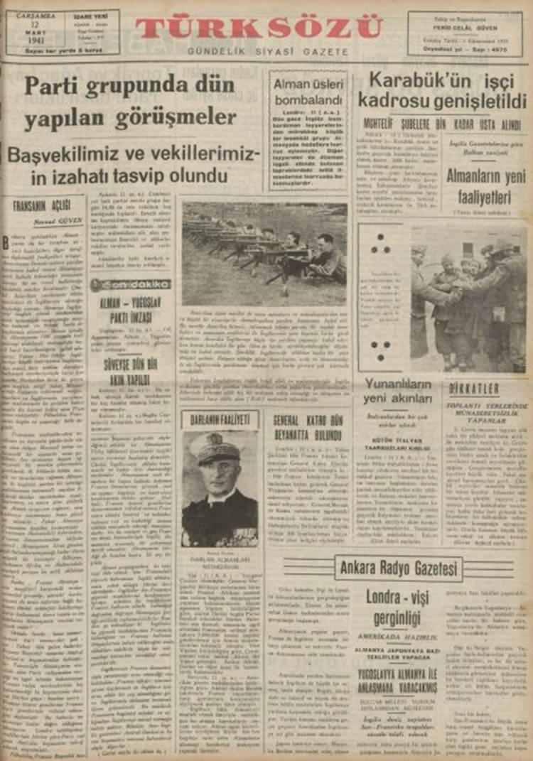 <p><strong>Türk Sözü (1941)</strong></p>
