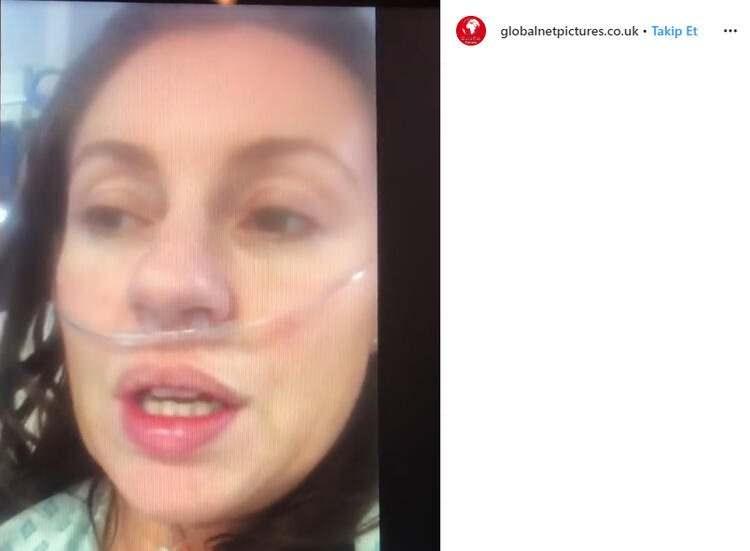 <p>"CİĞERLERİMDE CAM VARMIŞ GİBİ HİSSEDİYORUM" </p>
<p>Genç kadının video boyunca nefes almakta zorlandığı ve durmadan öksürdüğü görülüyor.</p>