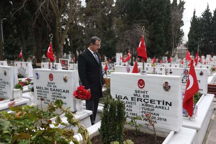 <p> Eyüpsultan Belediyesi, Çanakkale Zaferi’nin 105. Yılı anısına muhteşem bir projeye imza attı. Çanakkale Zaferi ile simgeleşen Çanakkale Türküsü, 18 Mart Çanakkale Zaferi’nin 105. Yılında, tüm şehitlerimizin aziz hatırasına, Eyüpsultan Belediyesi tarafından 9 dilde seslendirildi.</p>
<p> </p>
