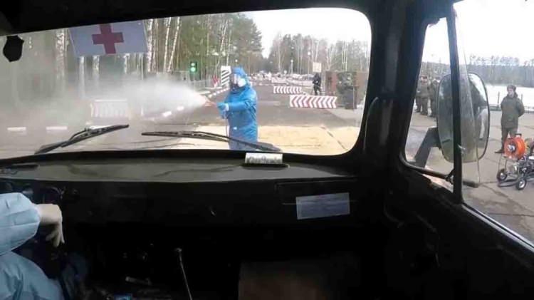 Rus ordusu koronavirüse karşı harekete geçti