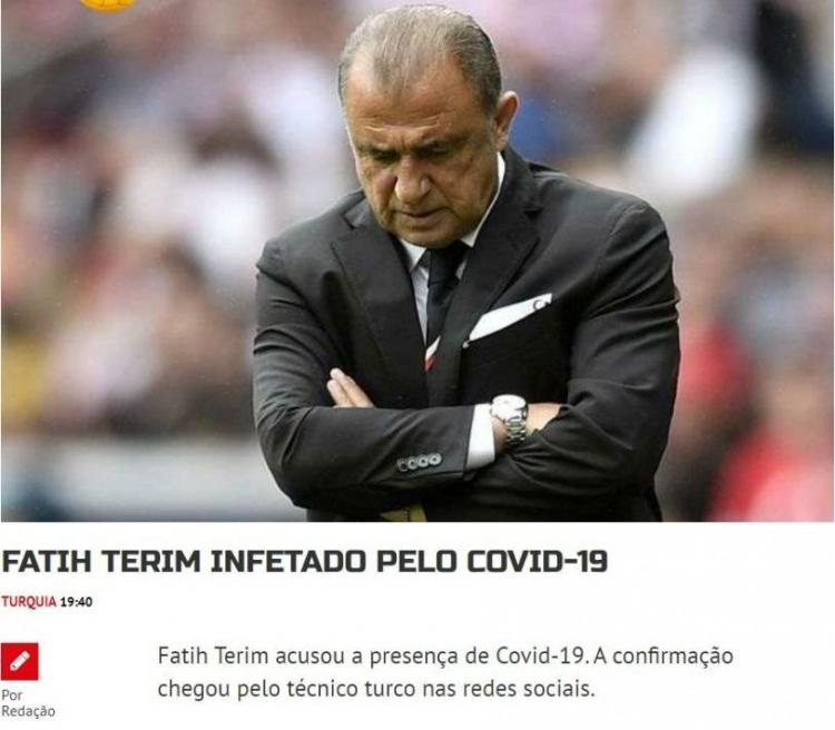 <p>A BOLA (PORTEKİZ)</p>

<p>Fatih Terim, Covid-19'a yakalanan son isim oldu.</p>
