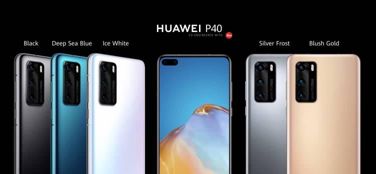 <p>Huawei P40 Pro ve Huawei P40, kullanıcılarına buz beyazı, derin deniz mavisi ve siyah olmak üzere üç parlak ve pembe altın ve gümüş buz olmak üzere iki mat renk serisi seçeneklerini sunuyor.</p>