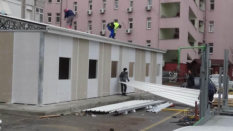 <p>Prefabrik olarak inşa edilen bölümün bir kaç gün içinde faaliyete geçeceği öğrenildi.</p>
