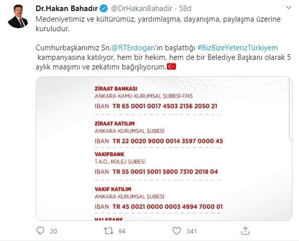 <p>Bahçelievler Belediye Başkanı Hakan Bahadır</p>
