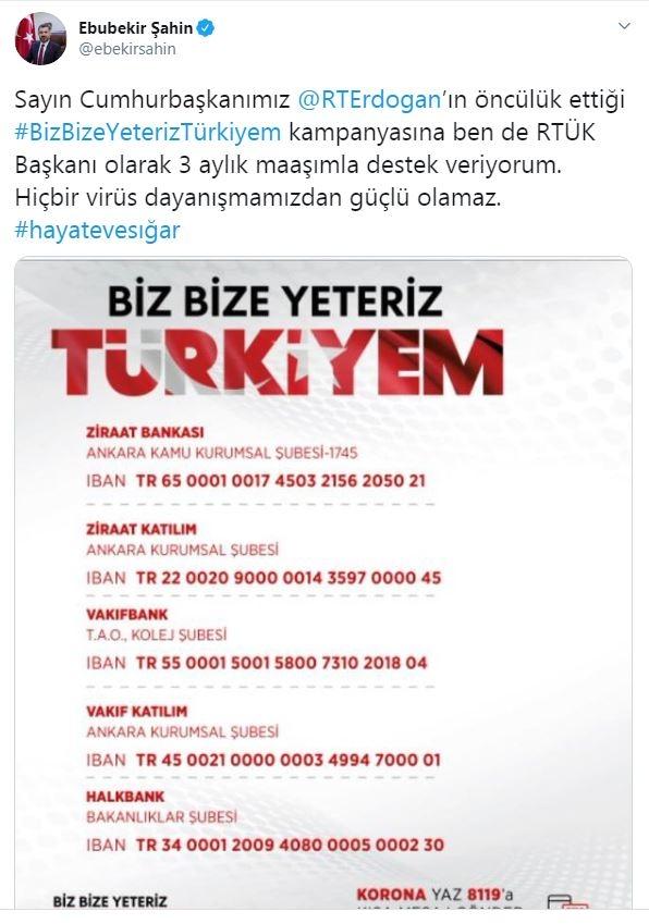 <p>RTÜK Başkanı Ebubekir Şahin</p>
