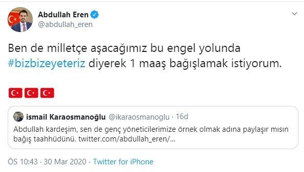 <p>Yurtdışı Türkler ve Akraba Topluluklar (YTB) Başkanı Abdullah Eren</p>
