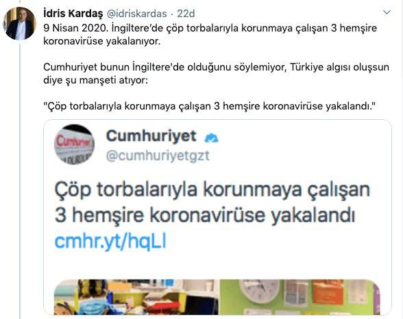 Türkiye korana ile savaşırken Fahrettin Altun'u hedef alan Cumhuriyet kimin Cumhuriyeti?