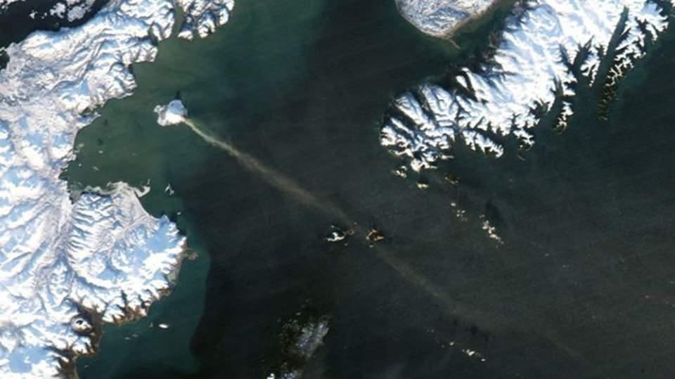 <p>Augustine Volkanı (Alaska)</p>
<p> </p>