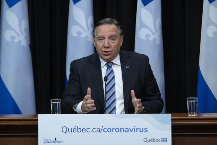 <p>Quebec Eyalet Başbakanı François Legault, olayla ilgili basın mensuplarına açıklamalarda bulundu.</p>