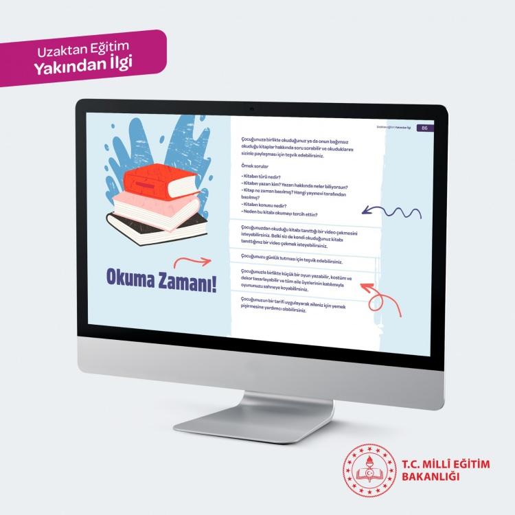 <p>Okul öncesi, ilkokul ve ortaokul öğrencileri ile velileri için hazırlanan öneri seti, Millî Eğitim Bakanlığı ve EBA internet sitelerinden yayımlandı</p>
<p> </p>