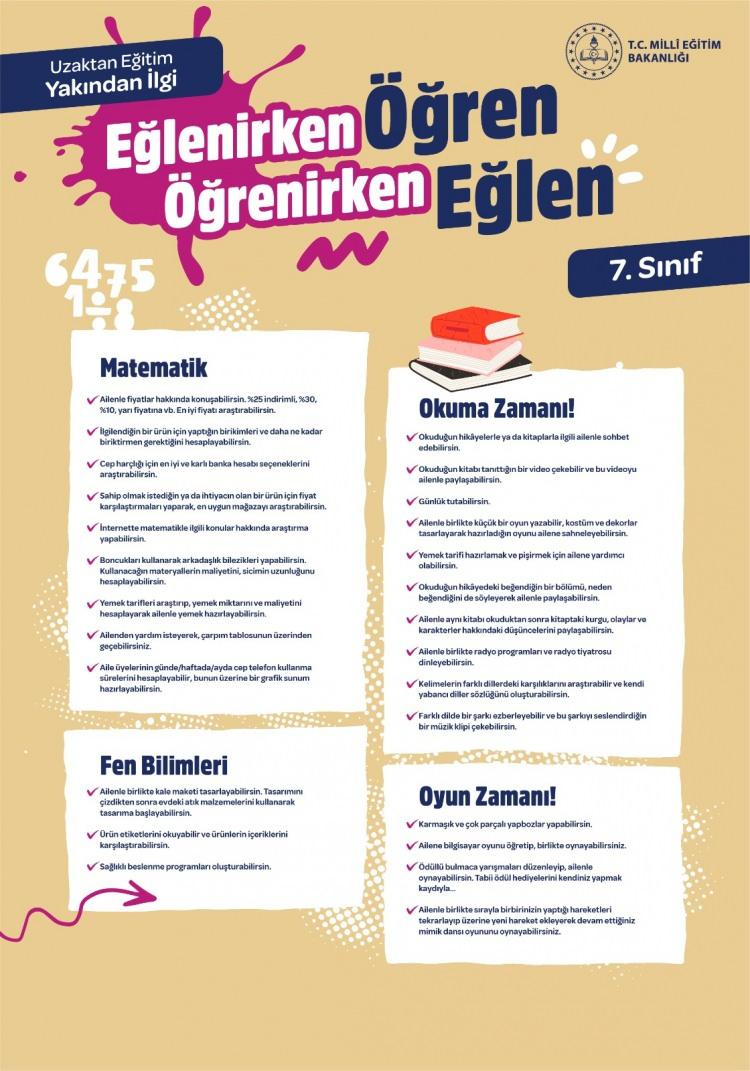 <p>Ayrıca, evin her köşesinde ve odasında uygulanabilecek etkinlik önerileri de sunuluyor. </p>