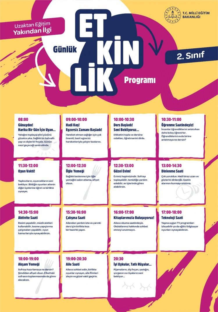 <p>Millî Eğitim Bakanlığı yetkilileri, uzaktan eğitim sürecinde ebeveynler, çocuklar ve gençlere yönelik bu tür iletişim çalışmalarının devam edeceğini açıkladı.</p>
<p> </p>