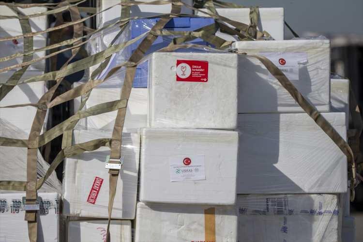 <p>Kovid-19'la m&uuml;cadele kapsamında, T&uuml;rkiye'nin tıbbi yardımını taşıyan askeri kargo u&ccedil;ağı, Ankara'dan Somali'ye hareket etti.</p>

<p>&nbsp;</p>
