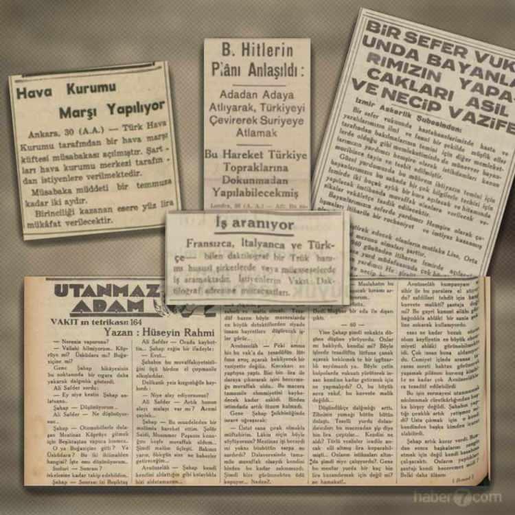 <p>Tarihin tozlu yaprakları günümüzü tamamen aydınlatmasa da geçmişte yaşananlar ve olayların ne şekilde ele alındığı birçok zaman bugün nerden nereye geldiğimizin bir göstergesi oluyor. Geçmişte neler yaşandığını anlamanın en iyi yollarından birisi de tarihin akışını belgeleyen gazeteler. Bakın geçmiş yıllarda bugünün tarihinde neler olmuş? </p>

<p> </p>
