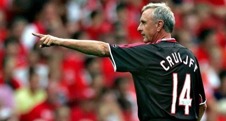 <p>3`üncü sırada "total" futbolun yaratıcısı olarak gösterilen Ajax ve Barcelona tarihinin önemli ismi Johan Cruyff yer aldı.</p>