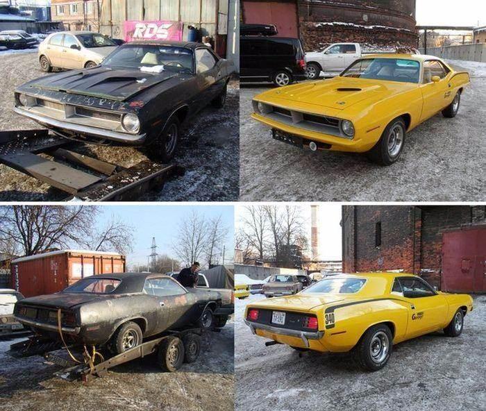 <p>Hurdaya çıkan 1970 model Plymouth Barracuda aracın son haline çok şaşıracaksınız! İşte adım adım o değişim!</p>