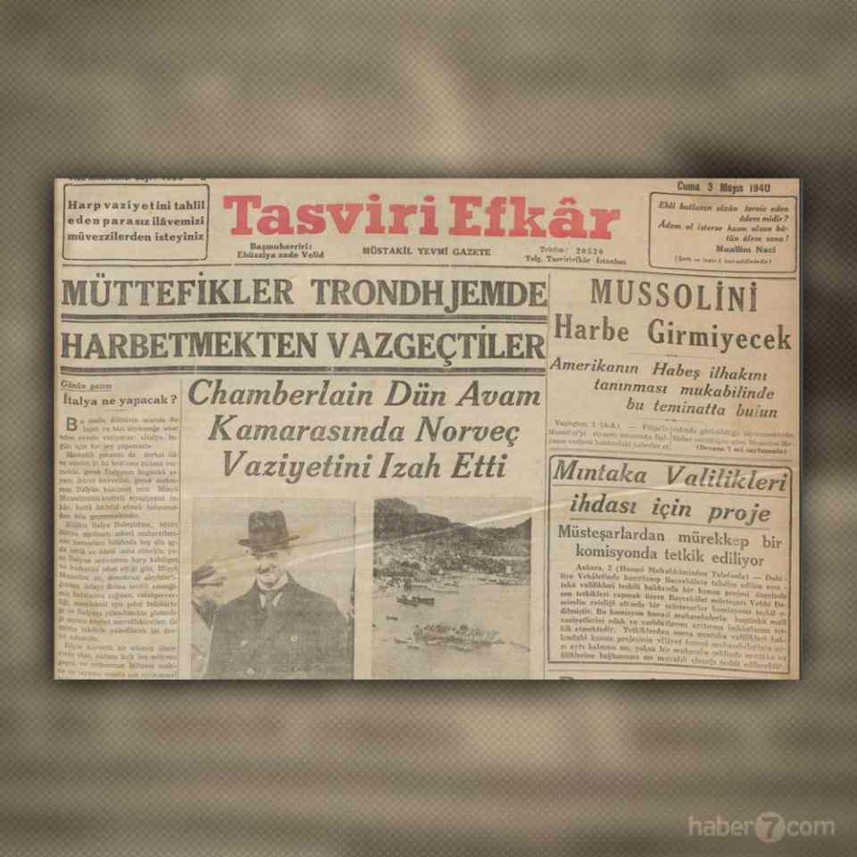 <p>17- Tasviri Efkar gazetesindeyiz. Ana sayfa 2. Dünya Savaşı’nın gelişmeleriyle dolu…</p>
