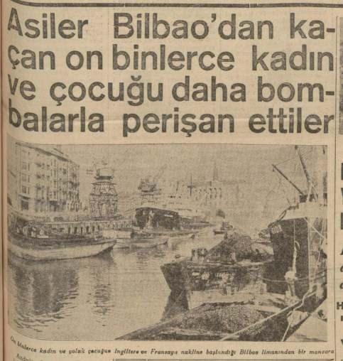 <p>İç sayfada ise İspanya iç savaşının acı bilançosu veriliyor.</p>