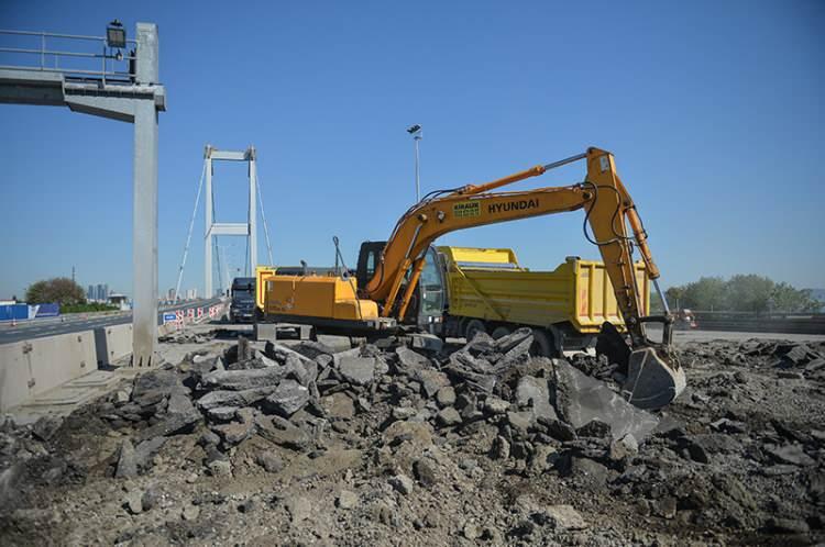 <p>Çalışmalar sırasında ulaşım 3 şeride düşürülerek kontrolü geçiş sağlanacak. Köprüdeki çalışmaların 17 Mayıs tarihinde bitmesi bekleniyor.</p>