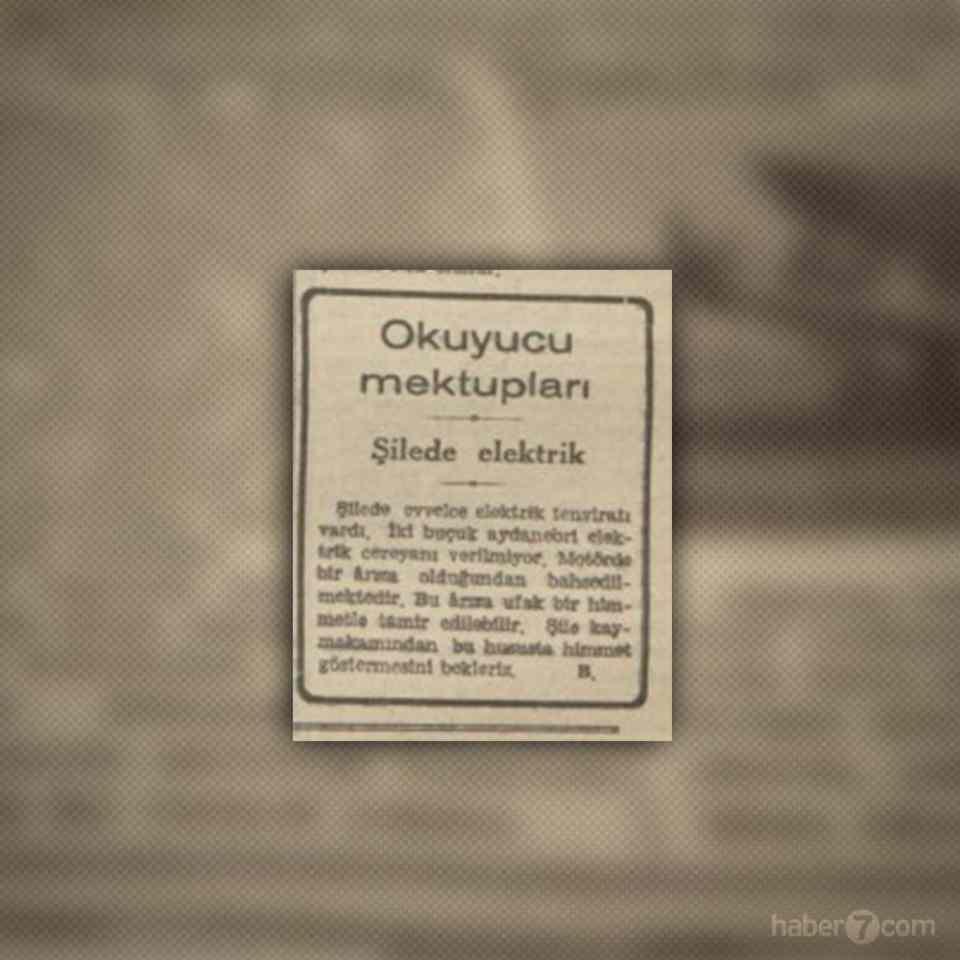 <p><strong>2,5 AYDIR ELEKTRİK YOK</strong></p>

<p>Vatandaş şikayet ediyor. Şile’de 2,5 aydır elektrik yok. Gelip bir ilgilenen de yok.</p>
