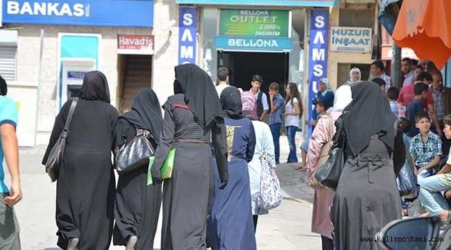 <p><strong>KİLİS</strong></p>

<p>Suriyeli n&uuml;fusu:&nbsp;112 bin 192&nbsp;kişi.<br />
İl n&uuml;fusu ile karşılaştırması:&nbsp;%78,71</p>
