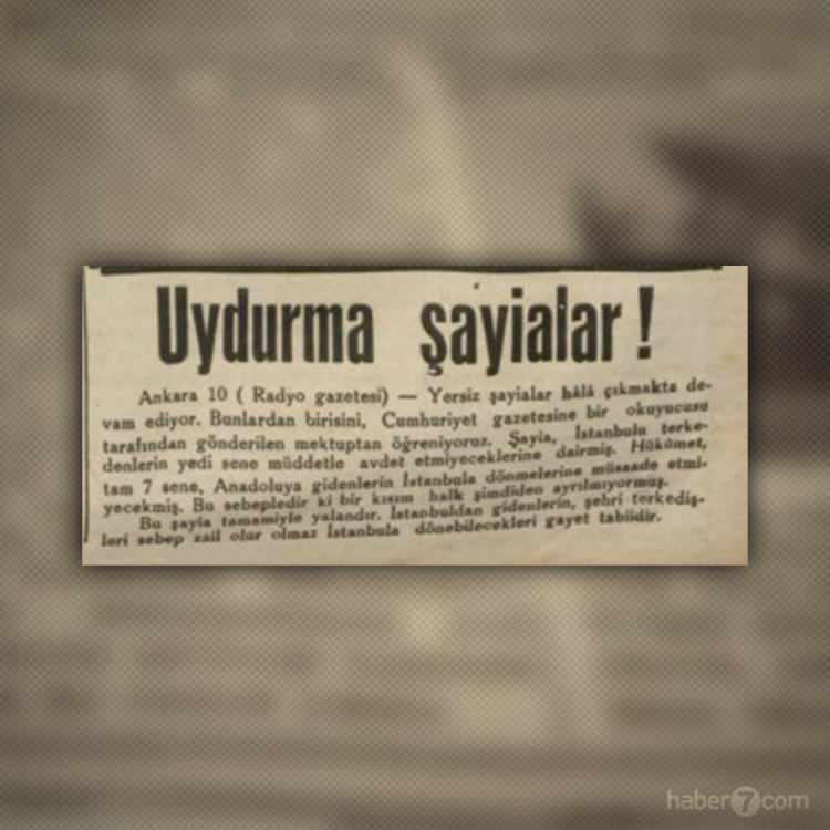 <p><strong>TWİTTER YOK AMA FISILTI GAZETESİ VAR</strong></p>

<p>Savaş kapımıza kadar dayanınca Türkiye’de bazı önlemler alınıyor. Bunlardan en önemlisi İstanbul’un mümkün olduğunca boşaltılması. İnsanların İstanbul’dan Anadolu’ya gitmesi için büyük seferberlik başlatılmış durumda. Her gün gemiler, trenler, otobüsler kaldırılıyor. Ancak bugün Twitter’da yapıldığı gibi yalan bilgiler o gün de fısıltı gazetesi eşliğinde yayılıyor. Ortaya atılan spekülasyon ise İstanbul’dan ayrılanların 7 sene boyunca şehre alınmayacağı… Birçok insan da buna inanıp şehirde kalmak istiyor.</p>
