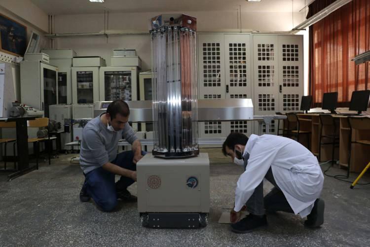 İşte koronovirüsü öldüren yerli robot