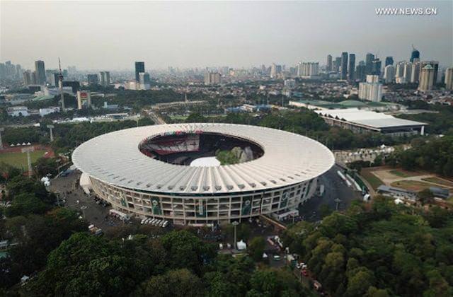 <p><strong>Gelora Bung Karno Stadyumu </strong></p>

<p>Kapasite: 77193</p>

<p>Ülke: Endonezya</p>

<p>Şehir: Jakarta</p>
