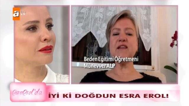 <p>Esra Erol, programda öğretmenlerini görünce çok şaşırdı ve sürpriz karşısında duygulanarak gözyaşlarını tutamadı.</p>
