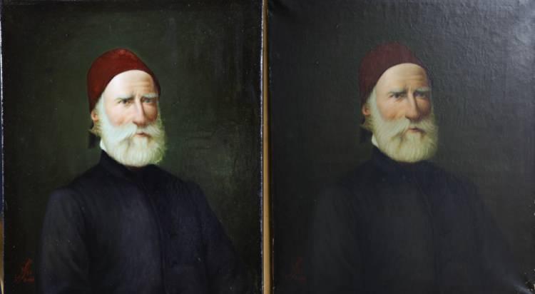 <p>Rupen Manas`a atfediliyor, Sultan Abdülmecid</p>