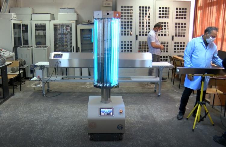 İşte koronovirüsü öldüren yerli robot