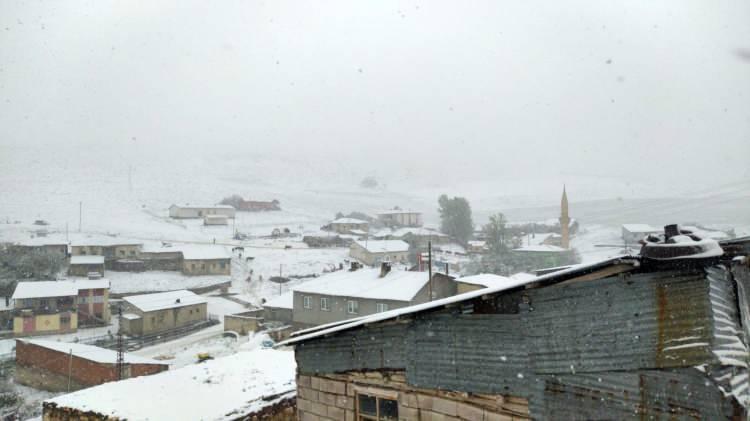 <p>G&uuml;r&uuml;n, Koyulhisar, Suşehri ve Doğanşar il&ccedil;elerinde yaşayan vatandaşlar, Ramazan Bayramı sabahına beyaz &ouml;rt&uuml; altında uyandı. Koyulhisar il&ccedil;esi Kızılelma k&ouml;y&uuml;nde etkili olan kar yağışı, &ccedil;am ormanlarıyla kaplı Oymalık Doğa Parkı'nda g&ouml;rsel bir ş&ouml;len oluşturdu.</p>
