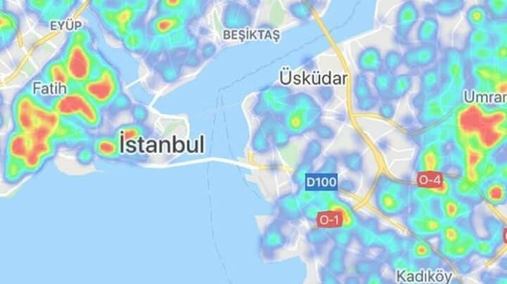 <p>İstanbul'un koronavirüs (Kovid-19) haritası tekrar güncellendi. Sağlık Bakanlığı'nın 'Hayat Eve Sığar' uygulamasında yer alan koronavirüs yoğunluk haritasında İstanbul'da hangi ilçeler ne kadar risk taşıyor belli oldu. İşte semt ve mahallelerde son durum...</p>
