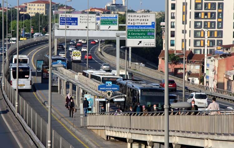 İstanbul'da trafik yoğunluğu