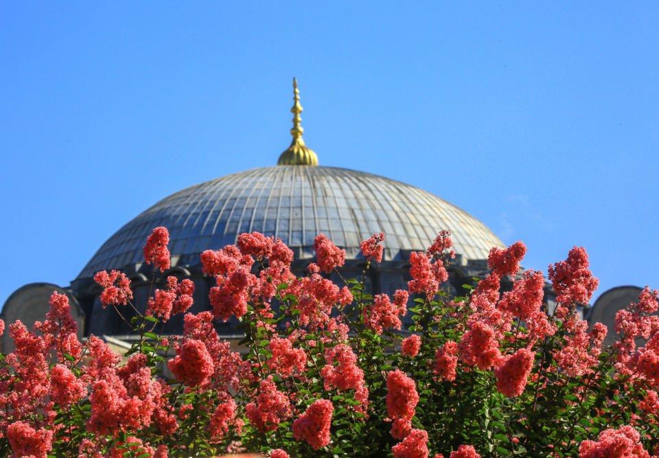 <p>Bu orta kıble kapısı üzerinde sarı pirinç madeninden tabuta benzer uzun bir sandık içinde Kraliçe Sofya'nın cesedinin mumya olarak durduğu söylenir. Birçok şahısların bu sandığa el uzatmaya cesaret ettikleri zaman cami içinde büyük bir gürültü ve titreşme olmuş ki, teşebbüslerinden vazgeçmeye mecbur olmuşlardır. Bir büyük tılsım da budur.</p>

<p> </p>
