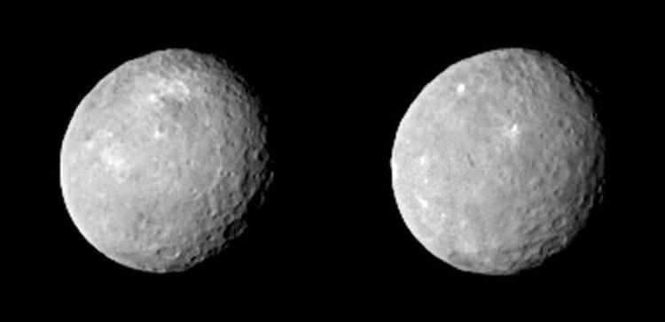 <p>Ceres'te esrarengiz ışıklar<br />
<br />
NASA tarafından yapılan açıklamada bilgi veren Almanya'nın Max Planck Güneş Sistemi Araştırma Enstitüsü'nden Andreas Nathues, "Bu tamamen beklenmedik ve sırrını henüz bilmediğimiz bir durum... Daha parlak olan nokta, kameramızla görüntülemek için çok küçük. Ancak küçük olmasına rağmen Ceres üzerindeki en parlak yeri temsil ediyor" dedi.</p>