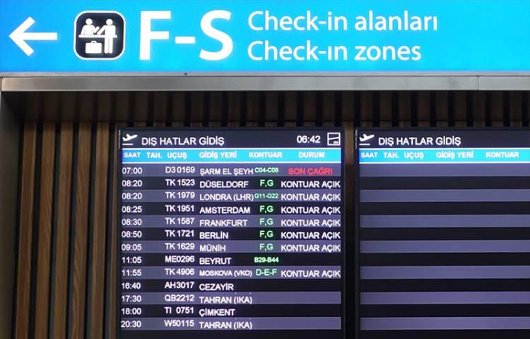 <p>İstanbul Havalimanı'nda yaklaşık 2 ay önce yeni tip koronavirüs (Kovid-19) nedeniyle durdurulan tarifeli yurt dışı uçuşları yeniden başladı. </p>

<p> </p>
