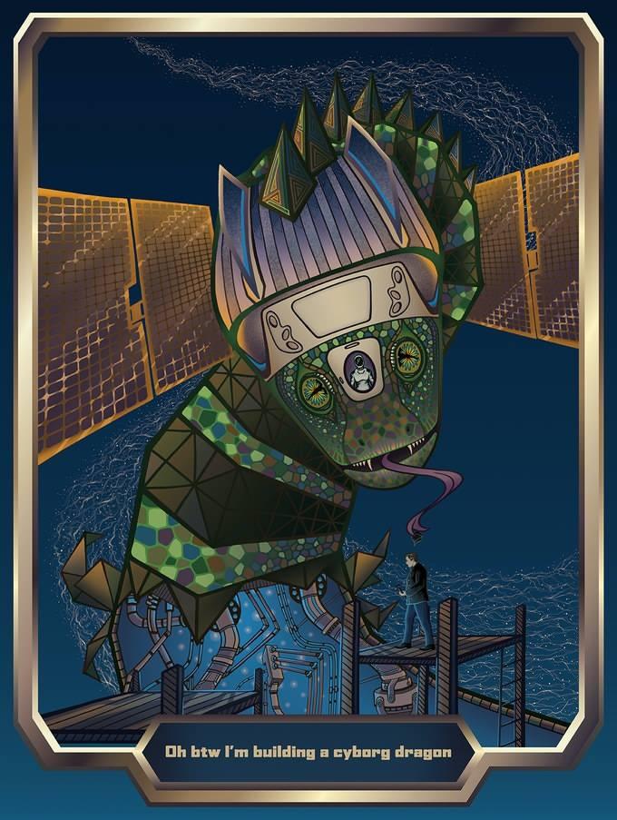 <p>Robot ejderhanın boyanmış hali.</p>
