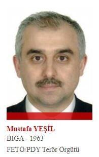 <p>FETÖ'nün Antalya imamlığını 90-98 yılları arasında yürüten Yeşil, FETÖ'nün kurduğu Gazeteciler ve Yazarlar Vakfı'nın başkanlığını yaptı. 1 Aralık 2015'te istifa etti. Antalya merkezli operasyonda hakkında gözaltı kararı çıkarıldı ancak vatandaşlığı bulunan İngiltere'ye kaçtı.</p>

<p> </p>
