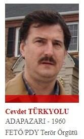 <p>Örgüt içinde "Uzun Cevdet" adıyla anılan Türkyolu, Gülen'in Mekrube adlı yeğeniyle evli. Örgütün kasasını tutan Türkyolu, milyonlarca doları bulan kaynakları Gülen'in talimatlarına göre çeşitli alanlarda ticari işlere yönlendiriyor. Gülen'in sekreteri olarak elebaşının görüşmelerini ve şahsi işlerini ayarlayan Türkyolu, ABD'deki FETÖ kampına yakın mesafede yaşıyor.</p>
<p> </p>