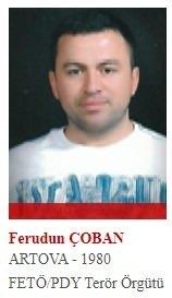 <p>FETÖ'nün askeri kanadında yer alan ve pilot yüzbaşı olan Çoban, 15 Temmuz'da yaptıkları darbe girişiminin başarısız olması üzerine Hava Kuvvetlerine ait Skorsky helikopterle Yunanistan'a firar etti.</p>
<p> </p>