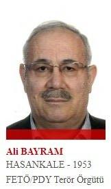 <p>Terör örgütü FETÖ'nün "istişare heyeti"nde yer alan ve FETÖ/PDY Çatı davası sanıklarından olan Ali Bayram için firar ettiği Mısır'dan iade edilmesi için Kırmızı Bülten çıkarıldı.</p>
<p> </p>