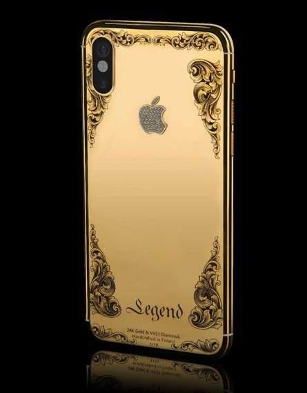 <p>iPhone X: Altın kaplama ve oymalarla süslü olan iPhone X Legend modelinden yalnızca 10 adet üretildi. 35 saat özel işçilikle üretilen iPhone X'in fiyatı 4500 dolar. </p>
