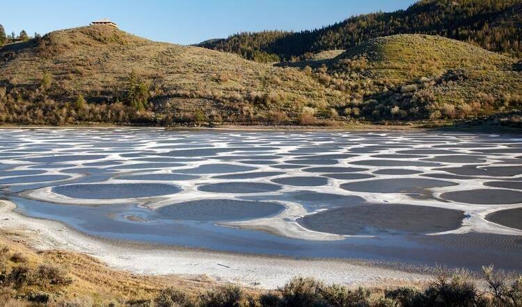 <p><strong>Spotted Lake Khiluk / Benekli Göl (Kanada)</strong></p>

<p>İngiliz Kolumbiyası yakınlarında bulunan dünyanın en mineralli gölü. 365 noktanın her birinde ayrı ayrı kendine özgü bir kimyasal içeriğe sahip olmakla beraber farklı hastalıkları tedavi ettiği de söyleniyor. Kesinlikle dünyanın en garip yerlerinden…</p>

