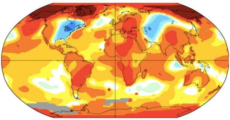 <p>BBC'nin haberine göre Dünya Meteoroloji Örgütü (WMO), yaptığı açıklamada 1,5 derecelik yıllık sıcaklık artış eşiğinin 2024 yılına kadar aşılma olasılığının yüzde 20; bu beş yıllık dönem içerisinde en az bir kez aylık bazda geçilme olasılığının ise yüzde 70 olduğu belirtildi.</p>

<p> </p>
