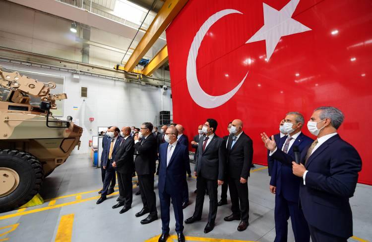Pars 6x6 mayına karşı korumalı aracın ilk montajı yapıldı